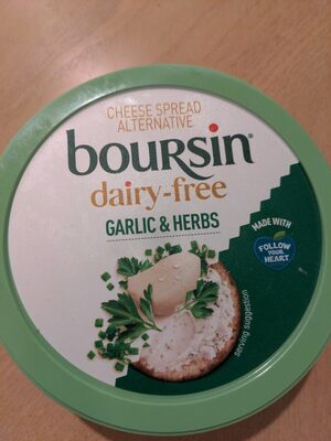 Dairy-Free Garlic & Herbs Cheese Spread Alternative, Garlic; Herbs