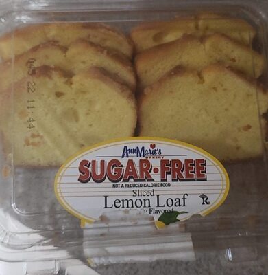 Sliced Lemon Sugar-Free Loaf, Sliced Lemon