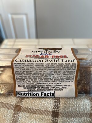 Sliced Cinn-A-Butter Sugar-Free Loaf, Sliced Cinn-A-Butter