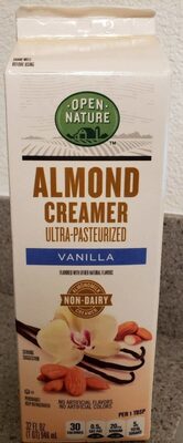 Vanilla Almond Non-Dairy Creamer, Vanilla