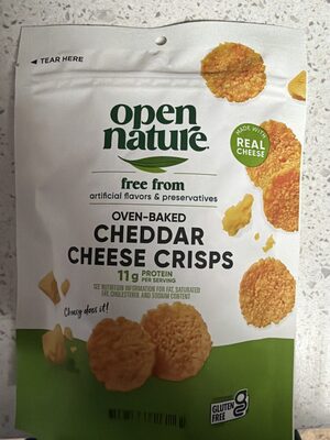 Cheddar Cheese Crisps, Cheddar