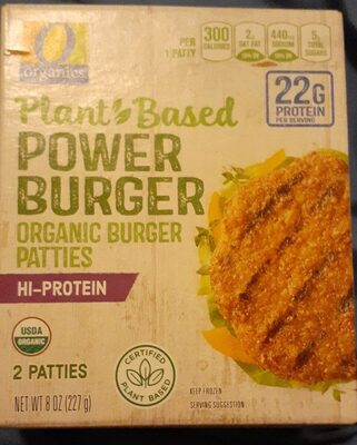 Plant Based Organic Power Burger Patties