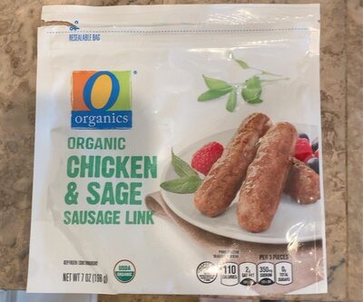 Organic Chicken & Sage Sausage Link, Chicken & Sage