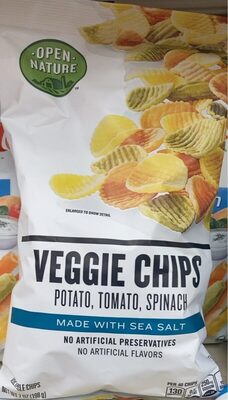Potato, Tomato, Spinach Vegetable Chips