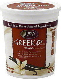 Vanilla Greek Strained Nonfat Yogurt, Vanilla