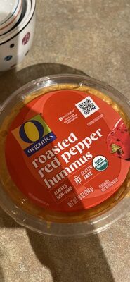 Roasted Red Pepper Hummus, Roasted Red Pepper