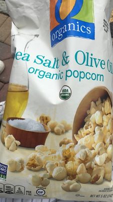 Sea Salt & Olive Oil Popcorn, Sea Salt & Olive Oil