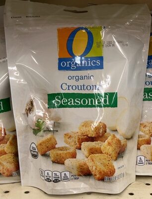 Seasoned Organic Croutons, Seasoned