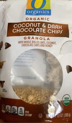 Coconut & Dark Chocolate Chips Granola, Coconut & Dark Chocolate Chips
