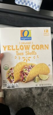 Organic Yellow Corn Taco Shells, Yellow Corn