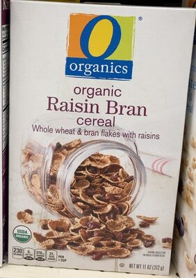 Raisin Bran Whole Wheat & Bran Flakes With Raisins Cereal, Raisin Bran