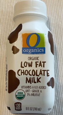 Chocolate Organic Low Fat 1% Milk, Chocolate