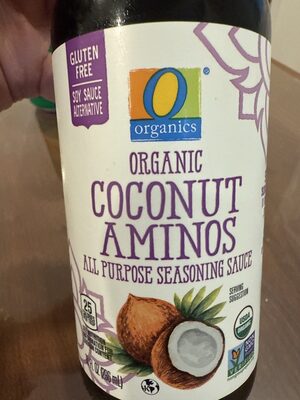 Coconut Aminos Organic All Purpose Seasoning Sauce, Coconut Aminos