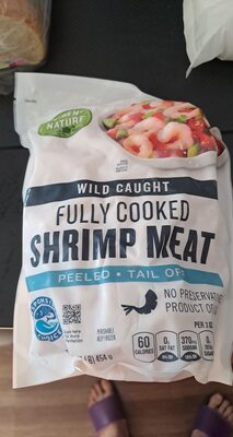 Peeled, Tail Off Wild Caught Fully Cooked Shrimp Meat