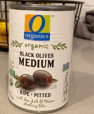 Black Medium Pitted Ripe Olives, Black