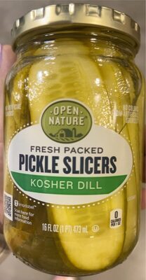 Kosher Dill Pickle Slicers, Kosher Dill