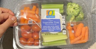 Vegetable Tray With Ranch Dip, Ranch Dip