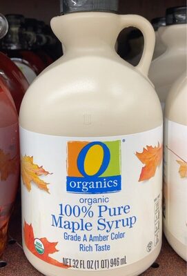 Organic 100% Pure Maple Syrup, Maple