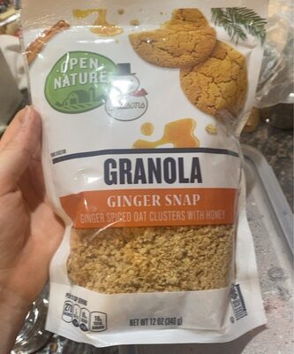 Ginger Snap Ginger Spiced Oat Clusters With Honey Granola, Ginger Snap