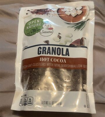 Hot Cocoa Cocoa Oat Clusters With Mini Marshmallow Bits Granola, Hot Cocoa