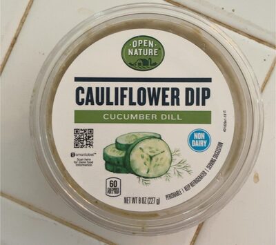 Cucumber Dill Cauliflower Dip, Cucumber Dill