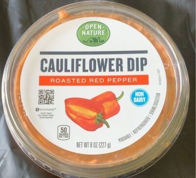 Roasted Red Pepper Cauliflower Dip, Roasted Red Pepper