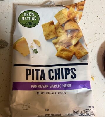 Parmesan Garlic Herb Pita Chips, Parmesan Garlic Herb