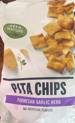 Parmesan Garlic Herb Pita Chips, Parmesan Garlic Herb