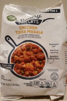 Chicken Tikka Masala Pulled White Meat Chicken In A Spiced Tomato Curry-Style Sauce With Vegetables, Chicken Tikka Masala