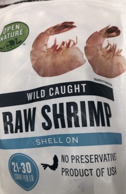 Wild Caught Shell & Tail On Raw Key West Pink Shrimp