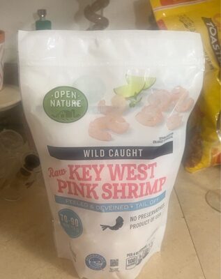 Wild Caught Peeled & Deveined,Tail Off Raw Key West Pink Shrimp
