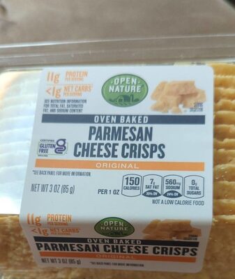 Original Oven Baked Parmesan Cheese Crisps, Original