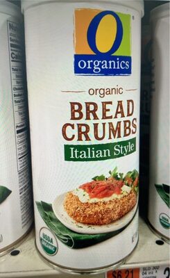 Organic Italian Style Bread Crumbs, Italian Style