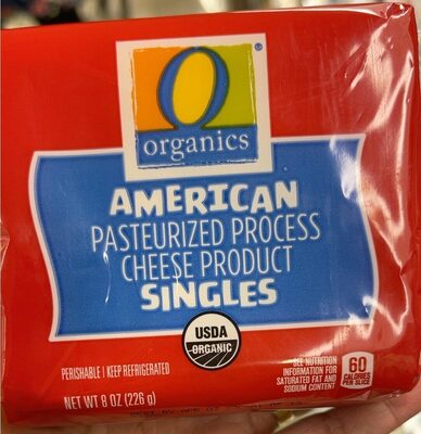 American Pasteurized Process Cheese Product Singles, American