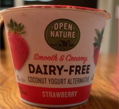 Strawberry Dairy-Free Coconut Yogurt Alternative, Strawberry