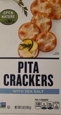 Sea Salt Pita Crackers, Sea Salt