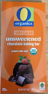 Unsweetened Chocolate Baking Bar, Unsweetened Chocolate
