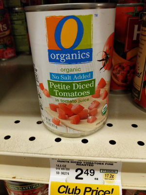 No Salt Added Petite Diced Tomatoes, No Salt Added