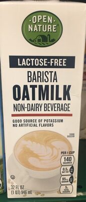 Lactose-Free Barista Oatmilk Non-Dairy Beverage