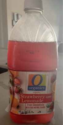 Strawberry Lemonade Flavored Organic From Concentrate, Strawberry Lemonade