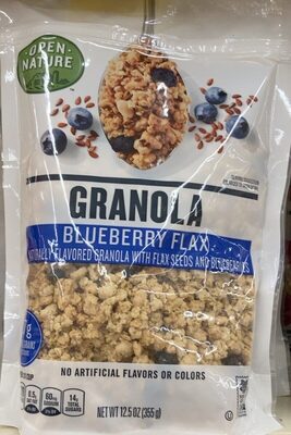Blueberry Flax Granola, Blueberry Flax