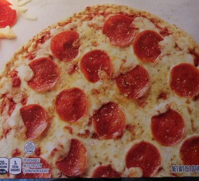 Rich Tomato Sauce Topped With Uncured Pepperoni, Mozzarella, Parmesan And Romano Cheeses Thin Crust Pizza, Uncured Pepperoni