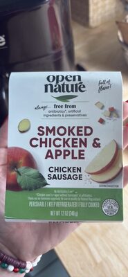 Smoked Chicken & Apple Sausage, Smoked Chicken & Apple