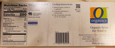 Organic Macaroni Product, Lasagna
