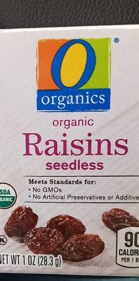 O Organics Seedless Raisins 6-Pack / 1 oz Cartons