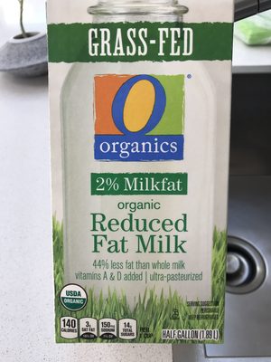 Grassfed 2% Reduced Fat Milk