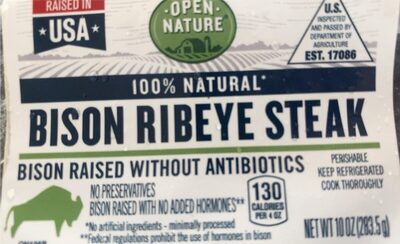 Bison Ribeye Steak
