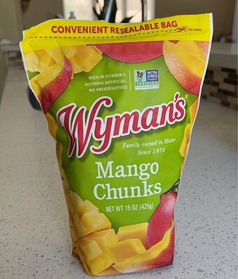 Fresh Frozen Mango Chunks