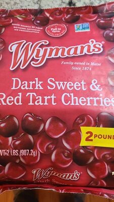 Wyman's Dark Sweet & Red Tart Cherries, 2 Lbs