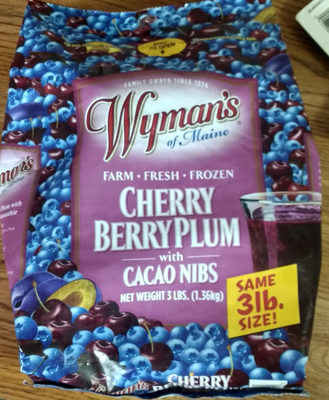 Cherry Berry Plum With Cacao Nibs, Cacao Nibs